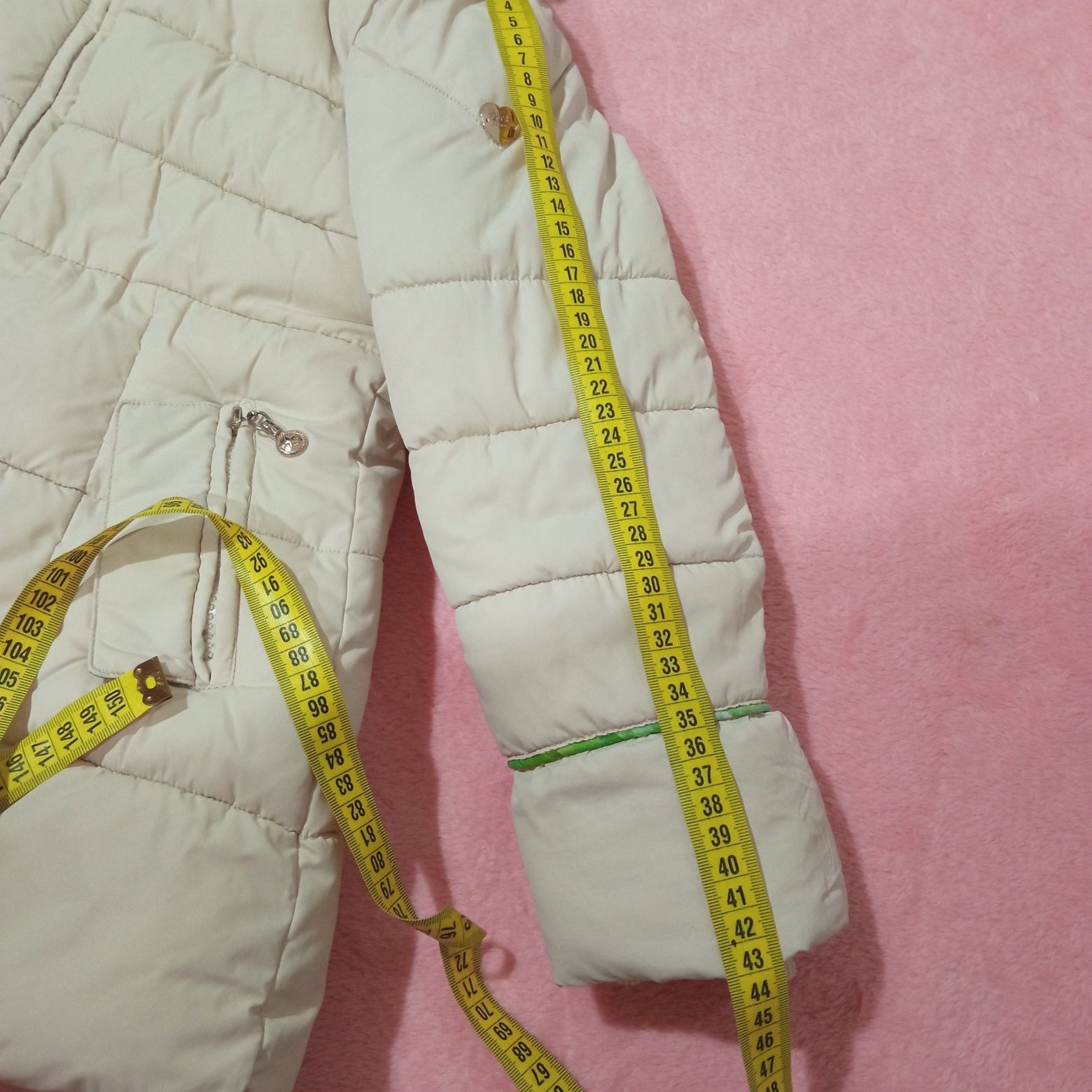 Зимова тепла куртка на дівчинку р. 110