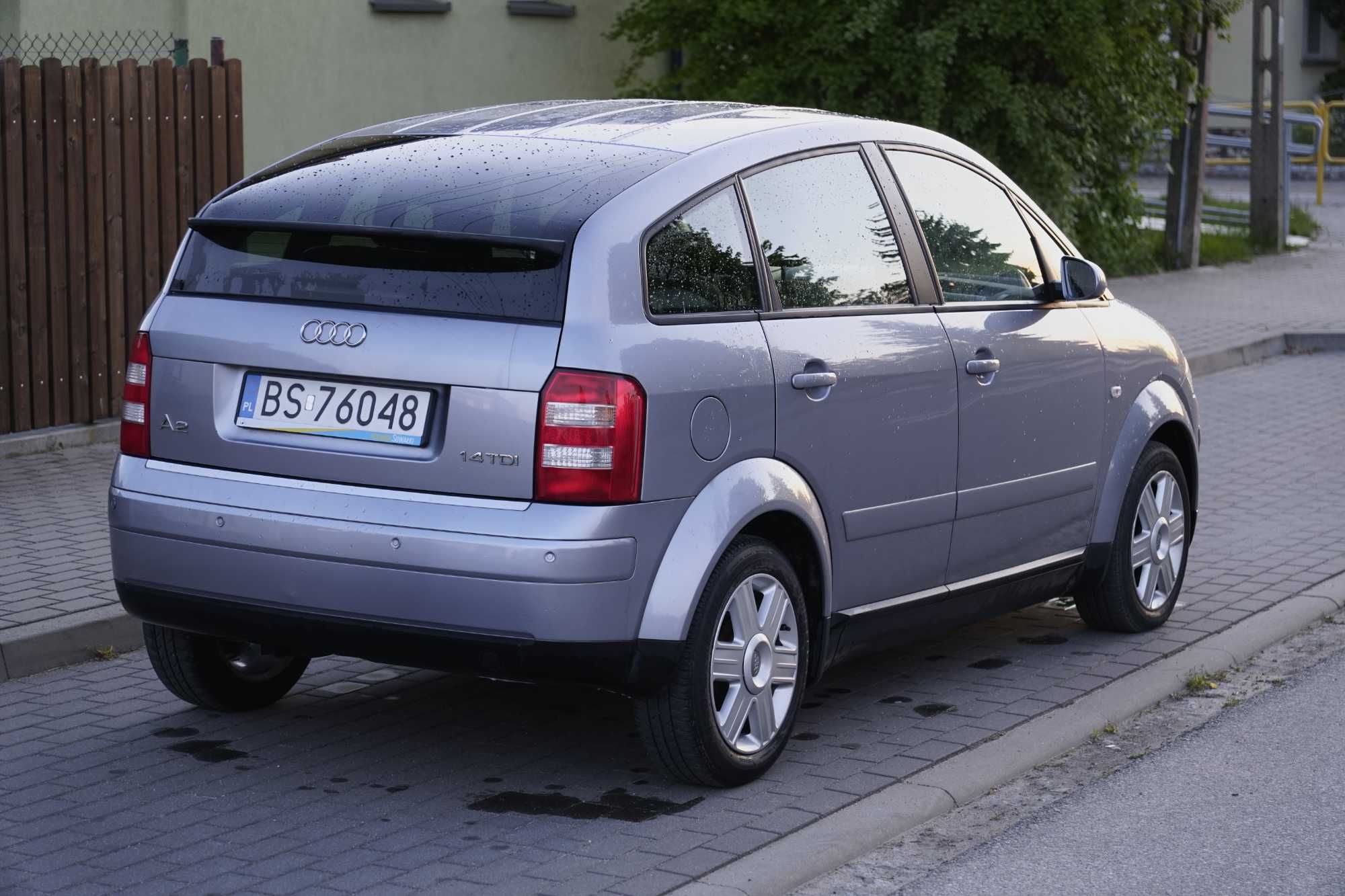 Samochód osobowy AUDI A2 Ideał cała aluminium rok 2005 przebieg 213tys