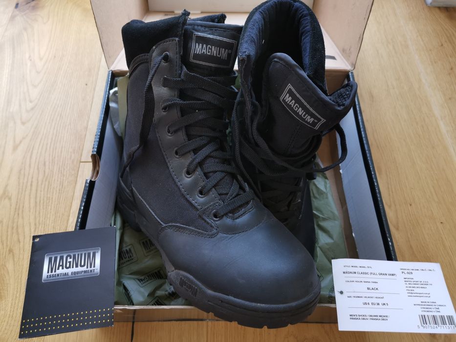 Buty taktyczne MAGNUM Classic Full Grain Vamp - 38