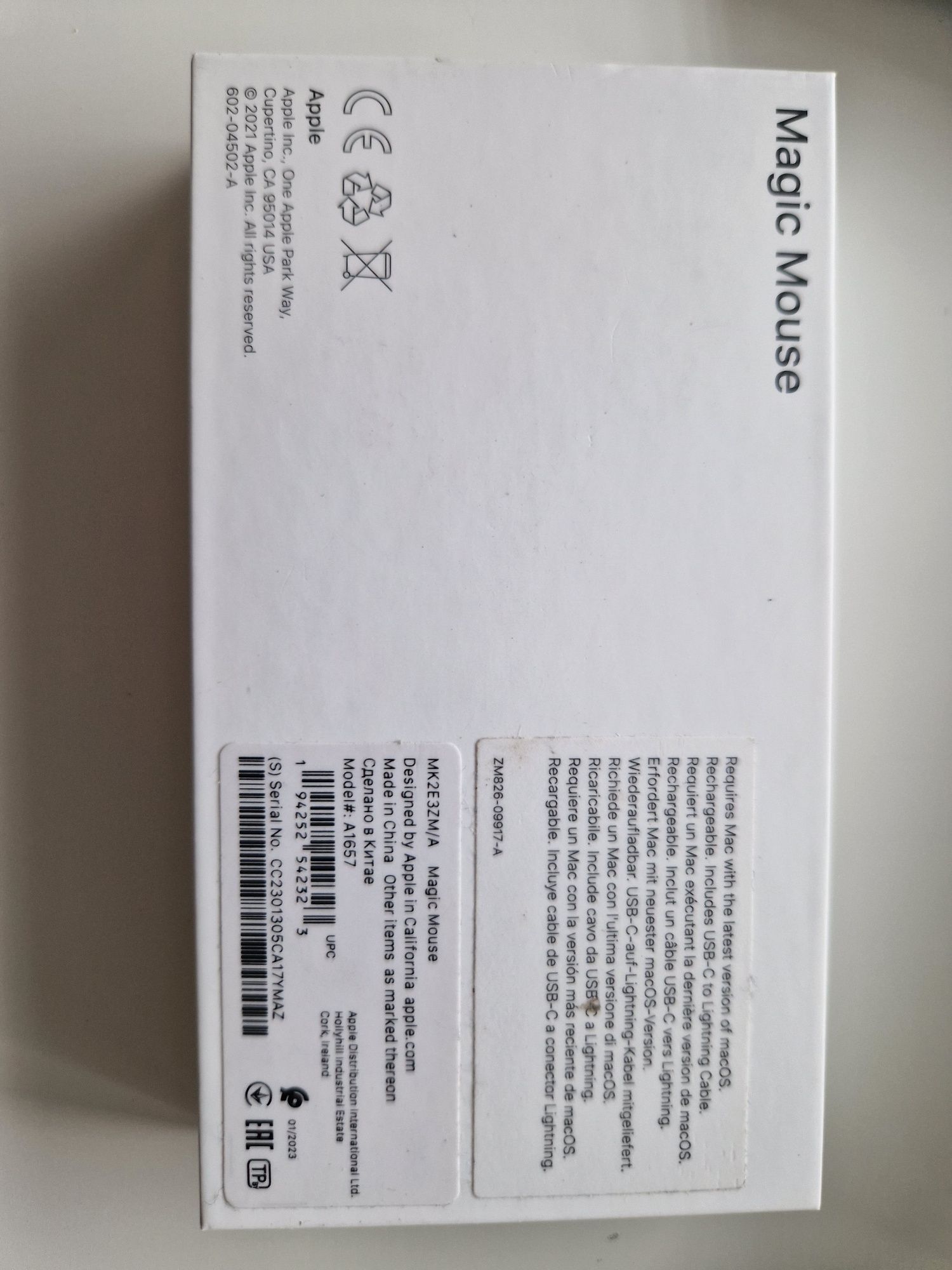 NOWA Myszka Magic Mouse Apple