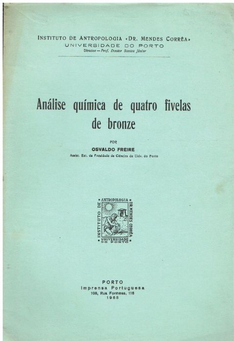 5296 Análise Química de Quatro Fivelas de Bronze por Osvaldo Freire