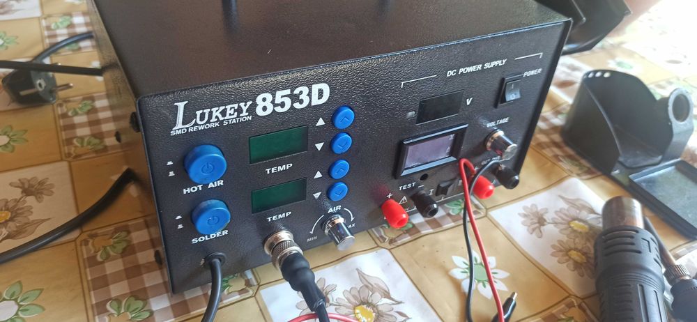 Паяльна станція 3 в 1 lukey853d