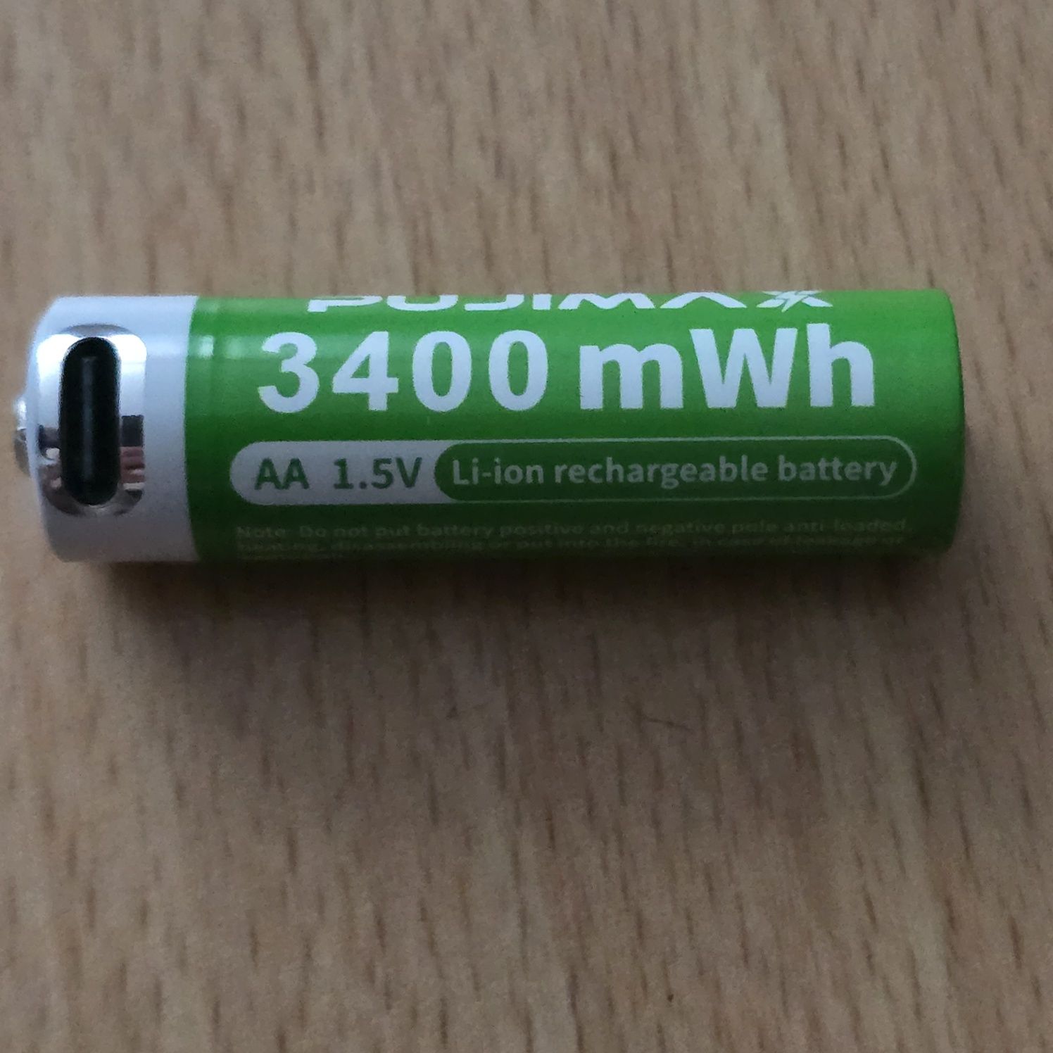 Akumulatorki AA1,5V  litowo-jonowe o poj. 3400mAh