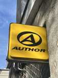 Baner author podswietlany reklama rower