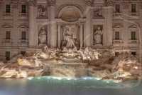 Quadro Alumínio - Fotografia original Fontana Di Trevi - Roma 50 x 75