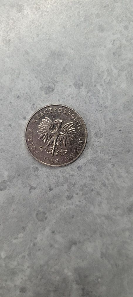 Moneta 20 zł rok 1989