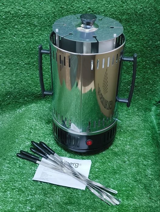 Электрошашлычница, шашлычница электрическая, вертикальный гриль