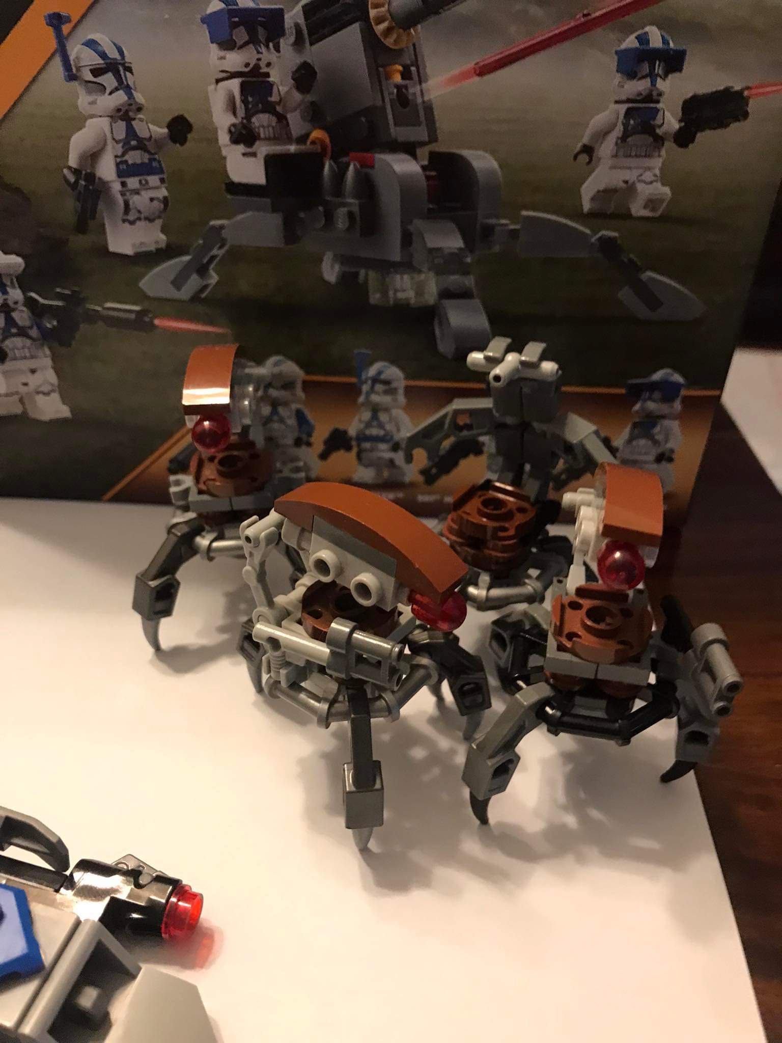 Lego nowe 9xDroideki sw0441 sw0447, działo i heavy trooper 501