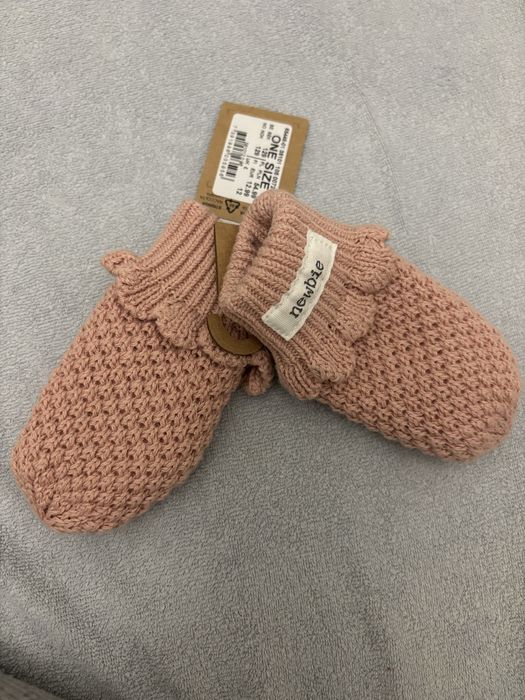 Rekawiczki newbie rozowe one size