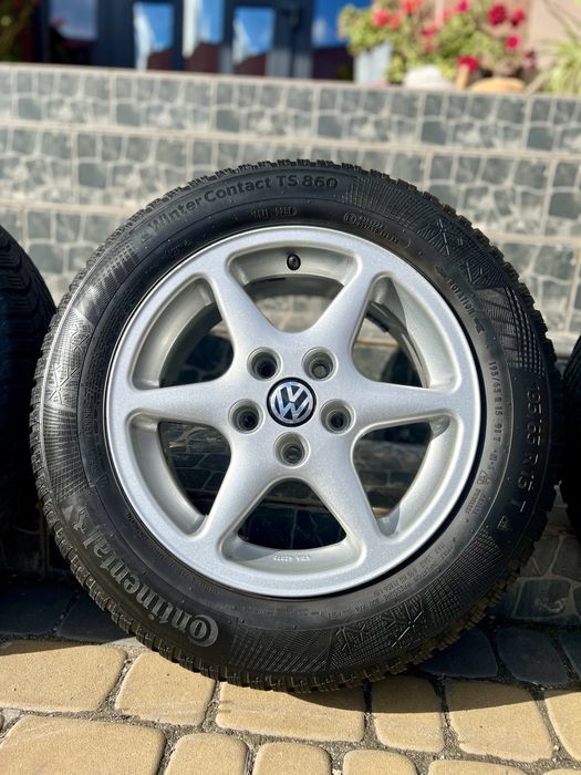 Колеса в зборі 5х112 r15 зима 195/65 Skoda Passat Golf Touran Caddy