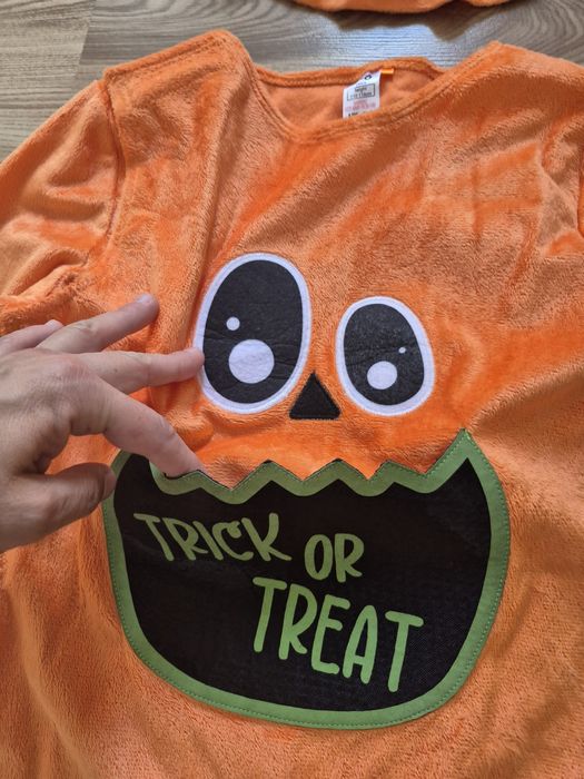 Strój dynia halloween dzień dyni