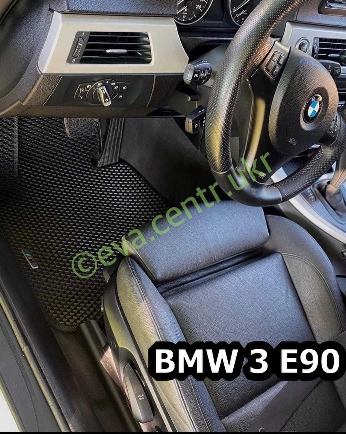 Коврики EVA ЄВА ЕВА для всіх авто Логотип Підпятник Салон Багажник
