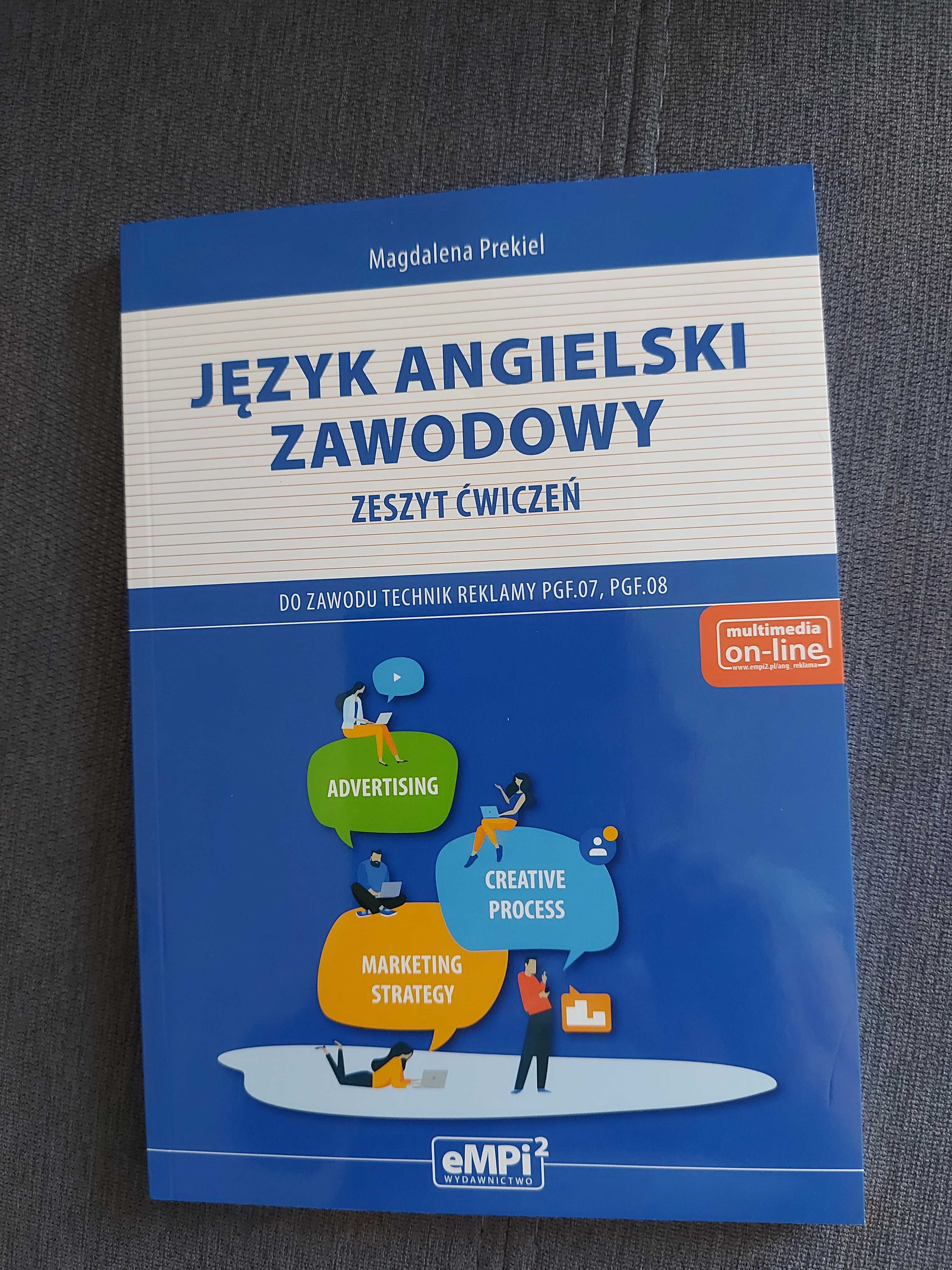 Język Angielski Zawodowy zeszyt ćwiczeń Nowy technik reklamy.