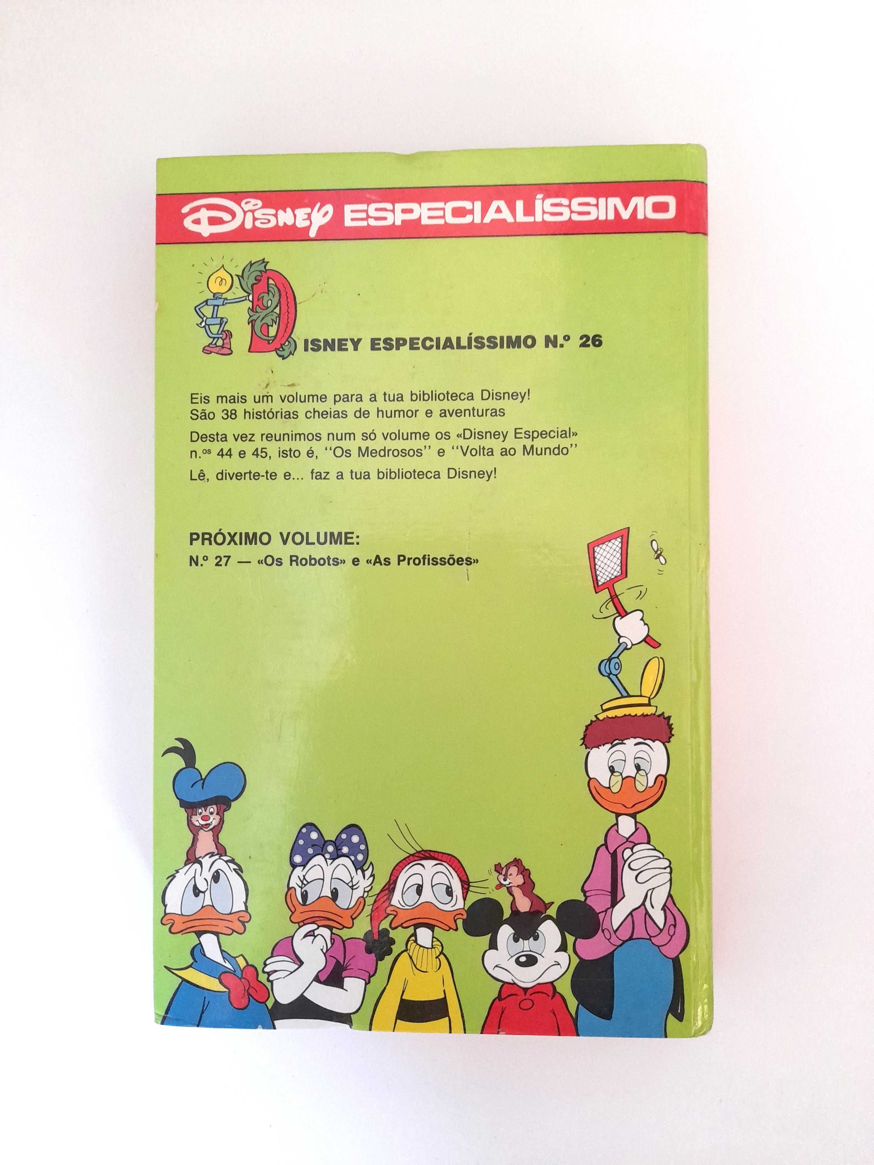 Livro Vintage de BD Disney Especialíssimo Número 26 Coleção Anos 80
