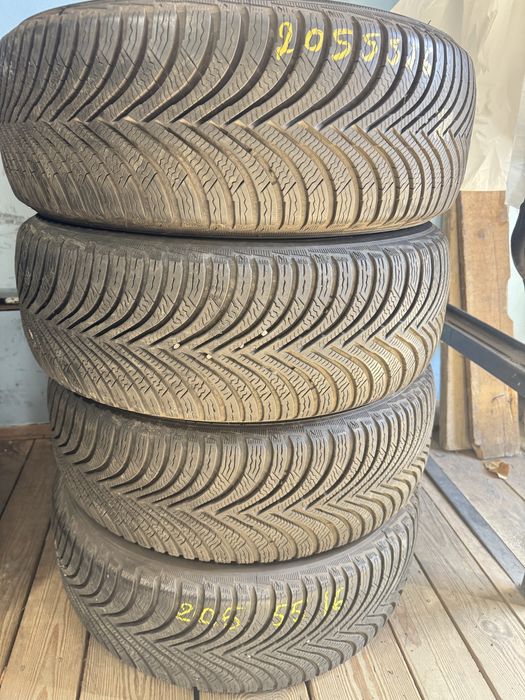 205 55 16 Michelin Alpin5 шини зимові комплект 2023року