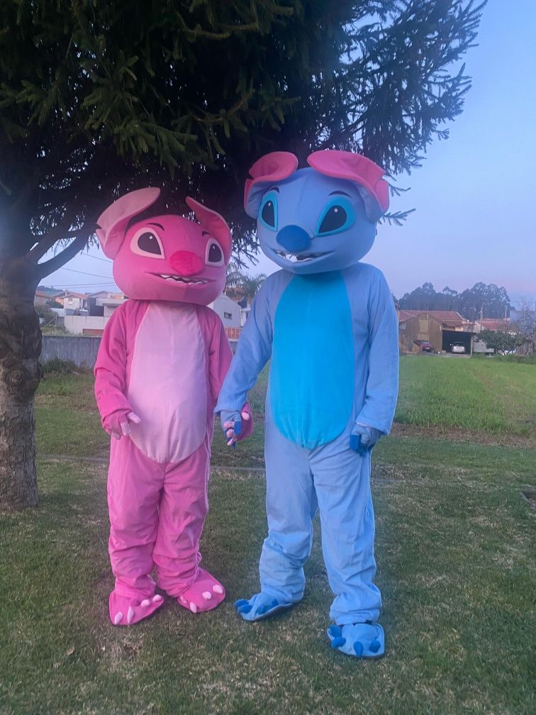 Mascote Stitch e Angel alugar
