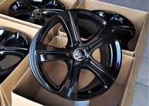 Alufelgi 17 5x112 Skoda Octavia Kodiaq Superb Yeti Karoq Czarne ! 216#