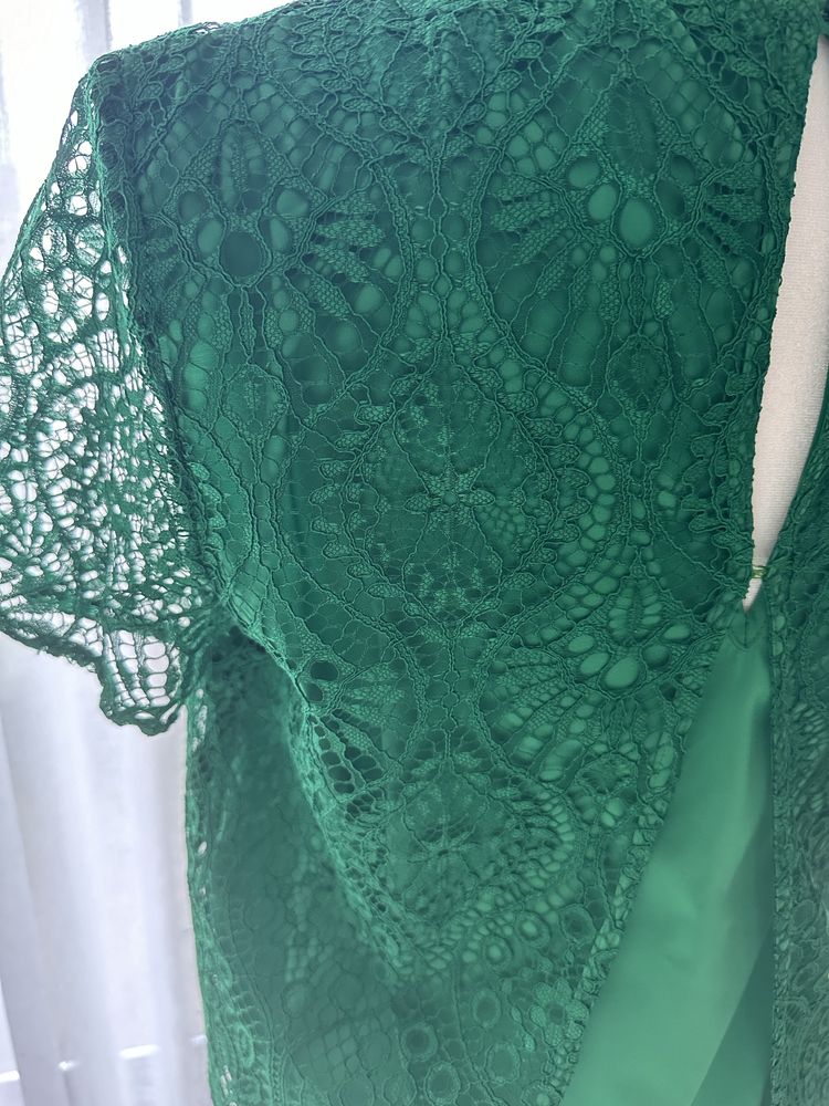 Blusa de renda verde