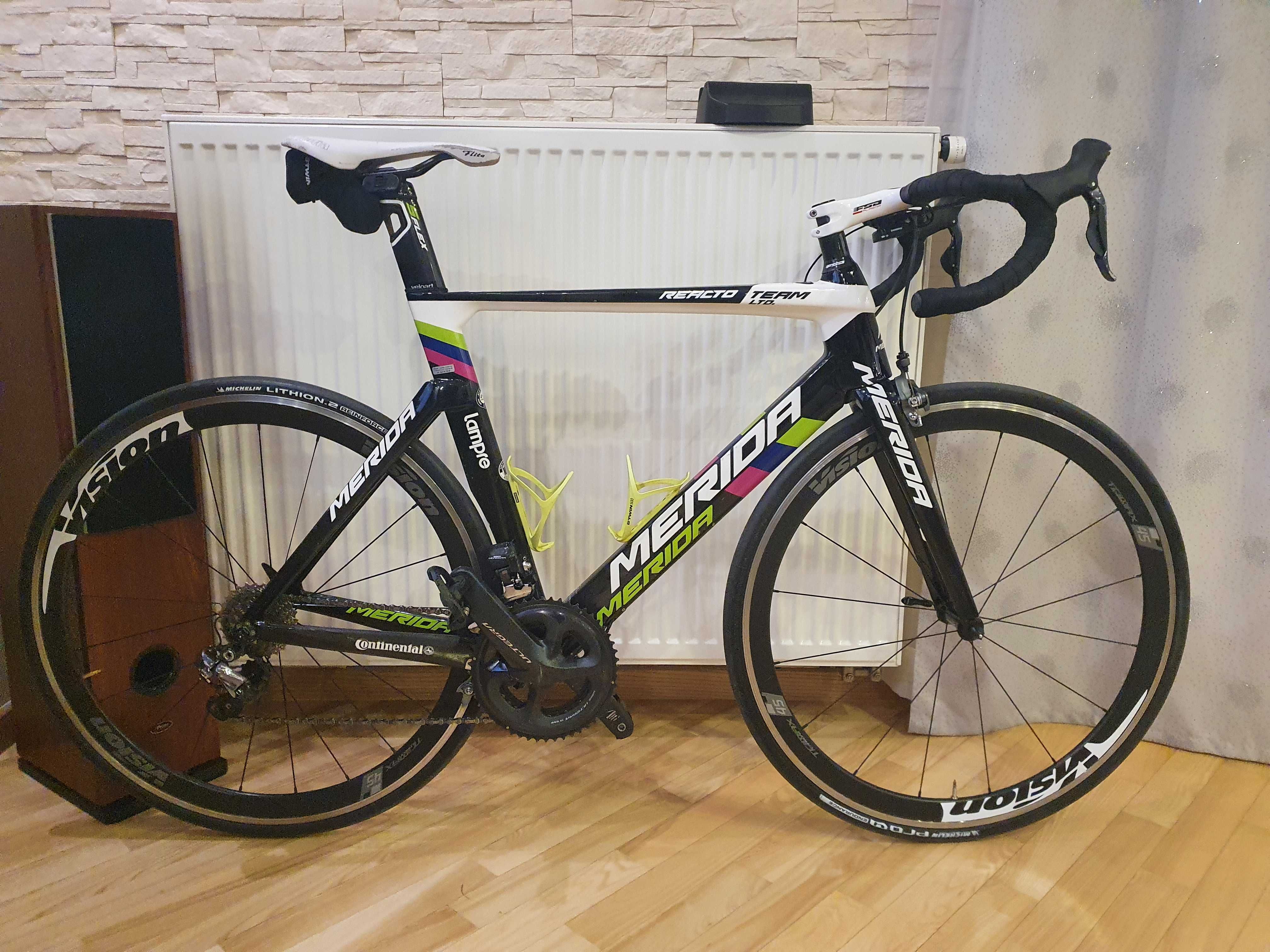 Rower szosowy MERIDA REACTO TEAM Karbon rozmiar M/L Di2 ULTEGRA