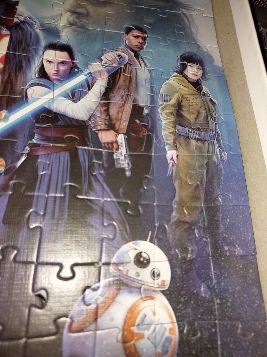 Gwiezdne Wojny PUZZLE Star Wars Kylo Ren ukladanka 2szt: 160szt +54szt