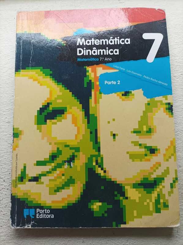 Matemática Dinâmica 7o ano, manual parte 1 e 2.