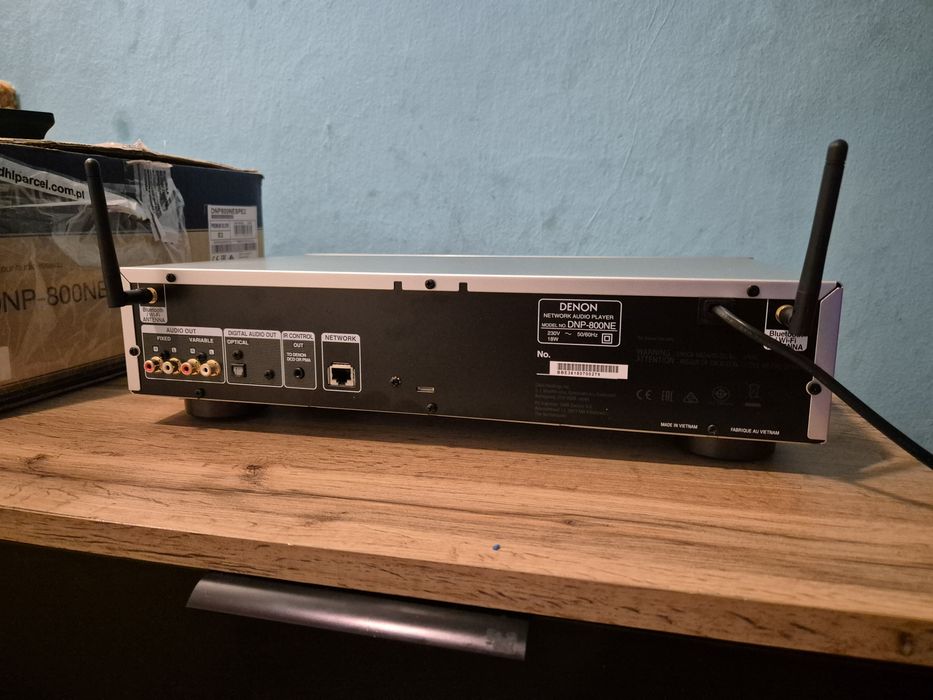 Denon DNP-800NE jak nowy,Heos,bluetooth,Wi-Fi,DSD,usb,Dac,Spotify okaz