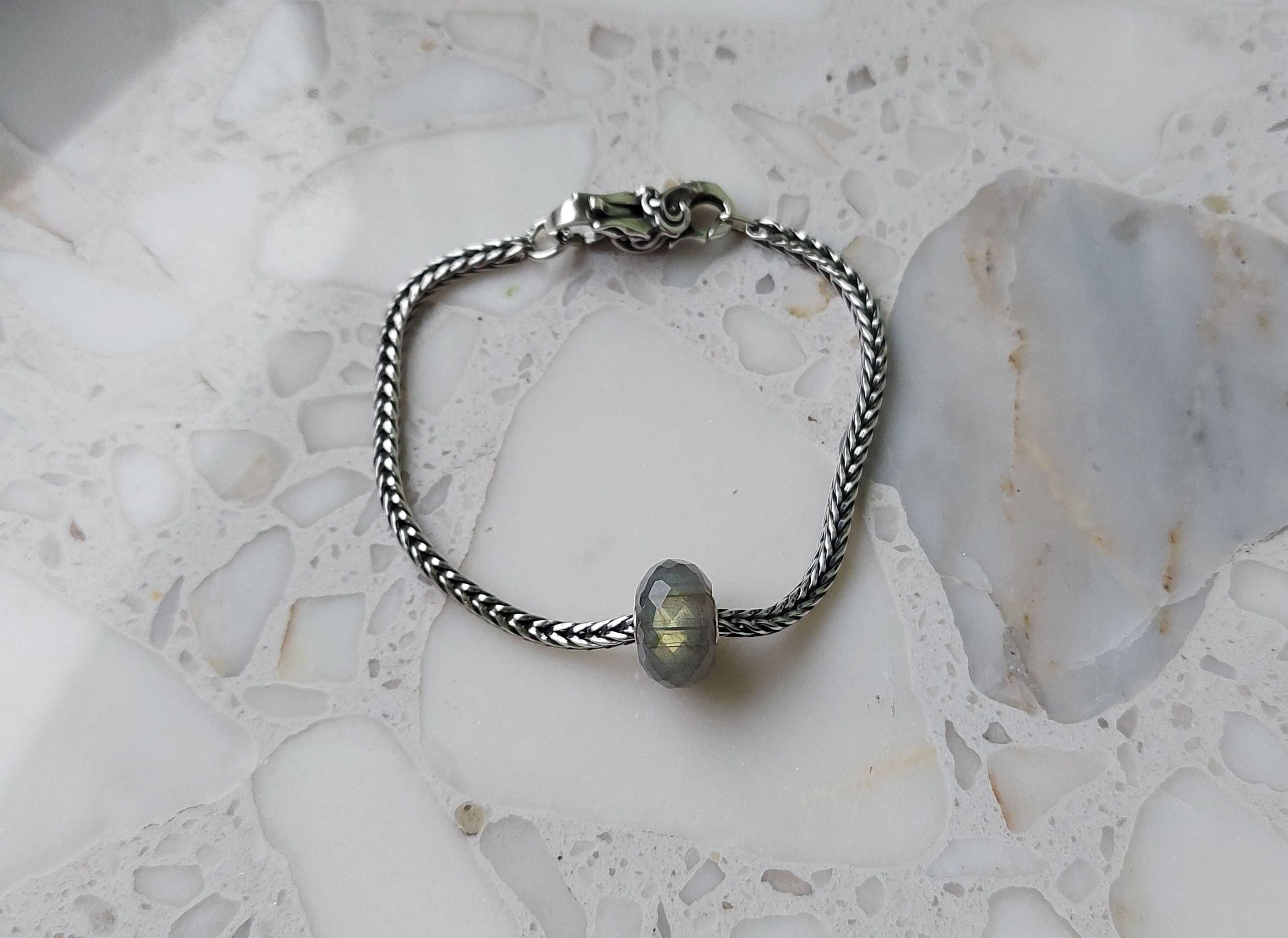 Trollbeads Labradorite Labradoryt Charms 2 (Nowy)