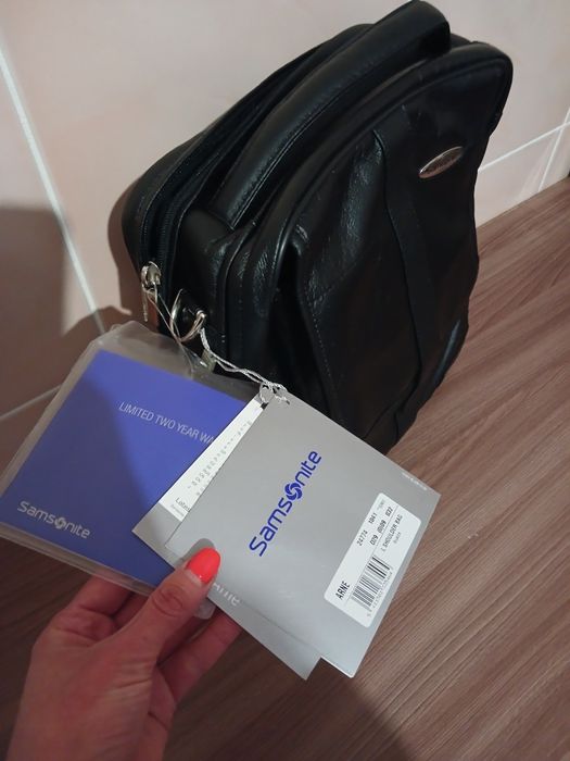 Чоловіча шкіряна сумка Samsonite