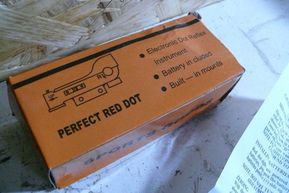 Mira de ponto vermelho, modelo Red Dot Sight.