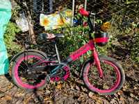 Велосипед Дитячий від 3 років Original 14д. Рожево-чорний