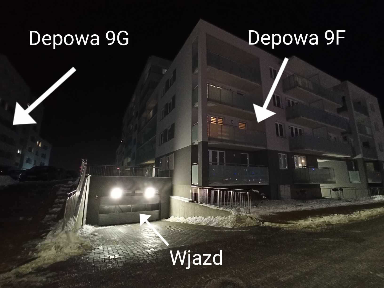 Miejsce postojowe w garażu podziemnym Depowa 9F Białystok