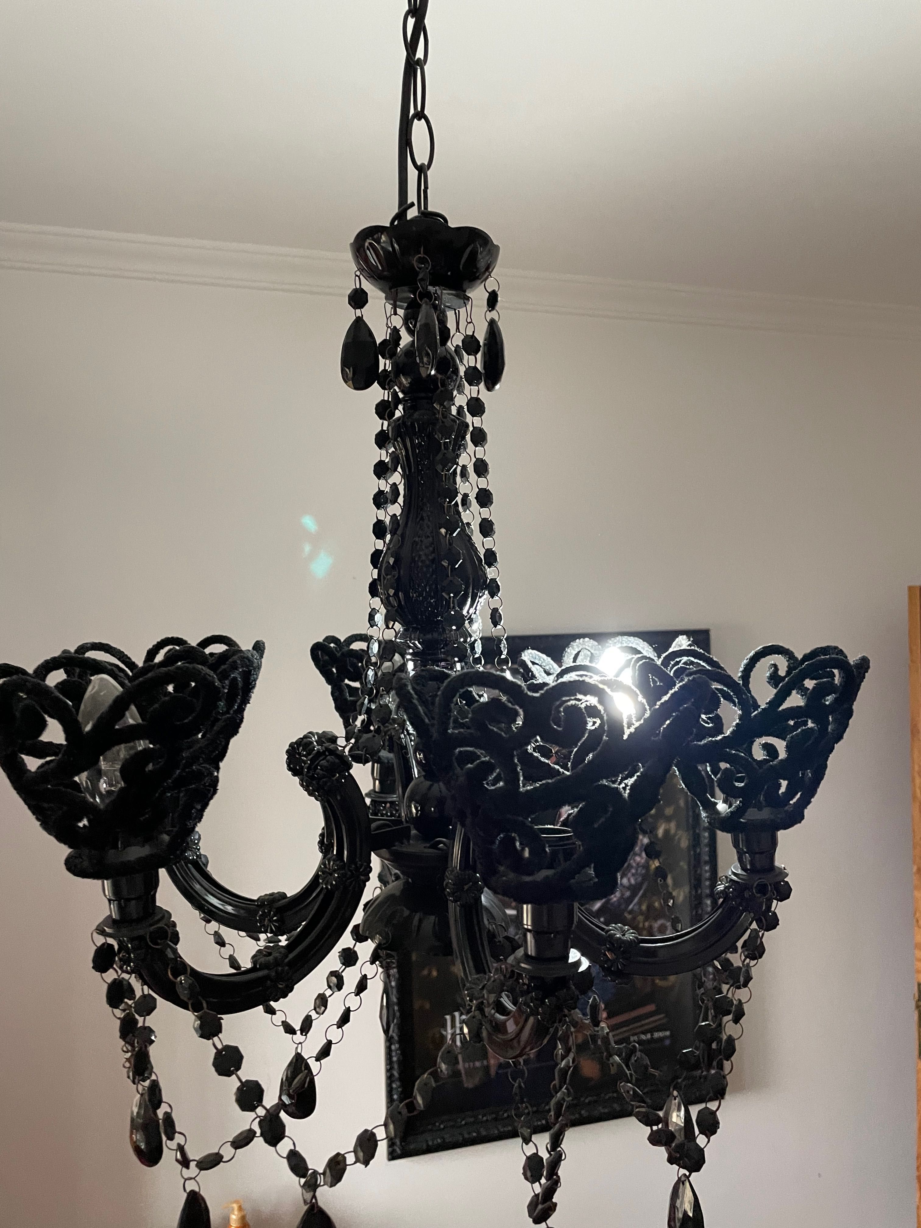 Candelabro preto