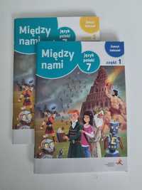 Między nami - zeszyt ćwiczeń z języka polskiego, klasa 7, cz. 1 i 2