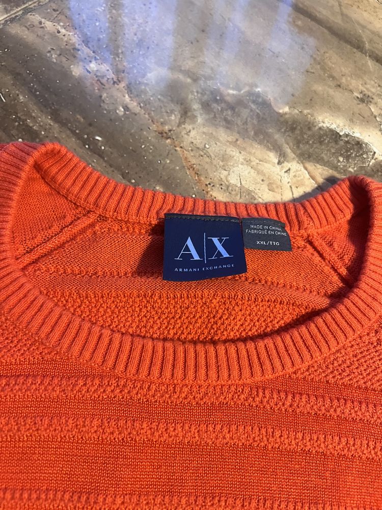 Sweter męski kolor Orange