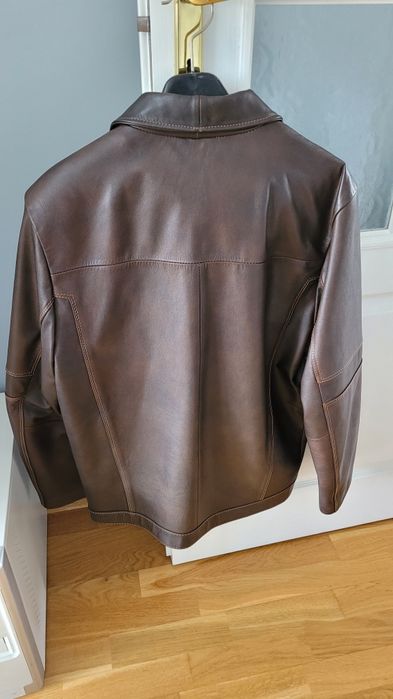 Kurtka skórzana męska L