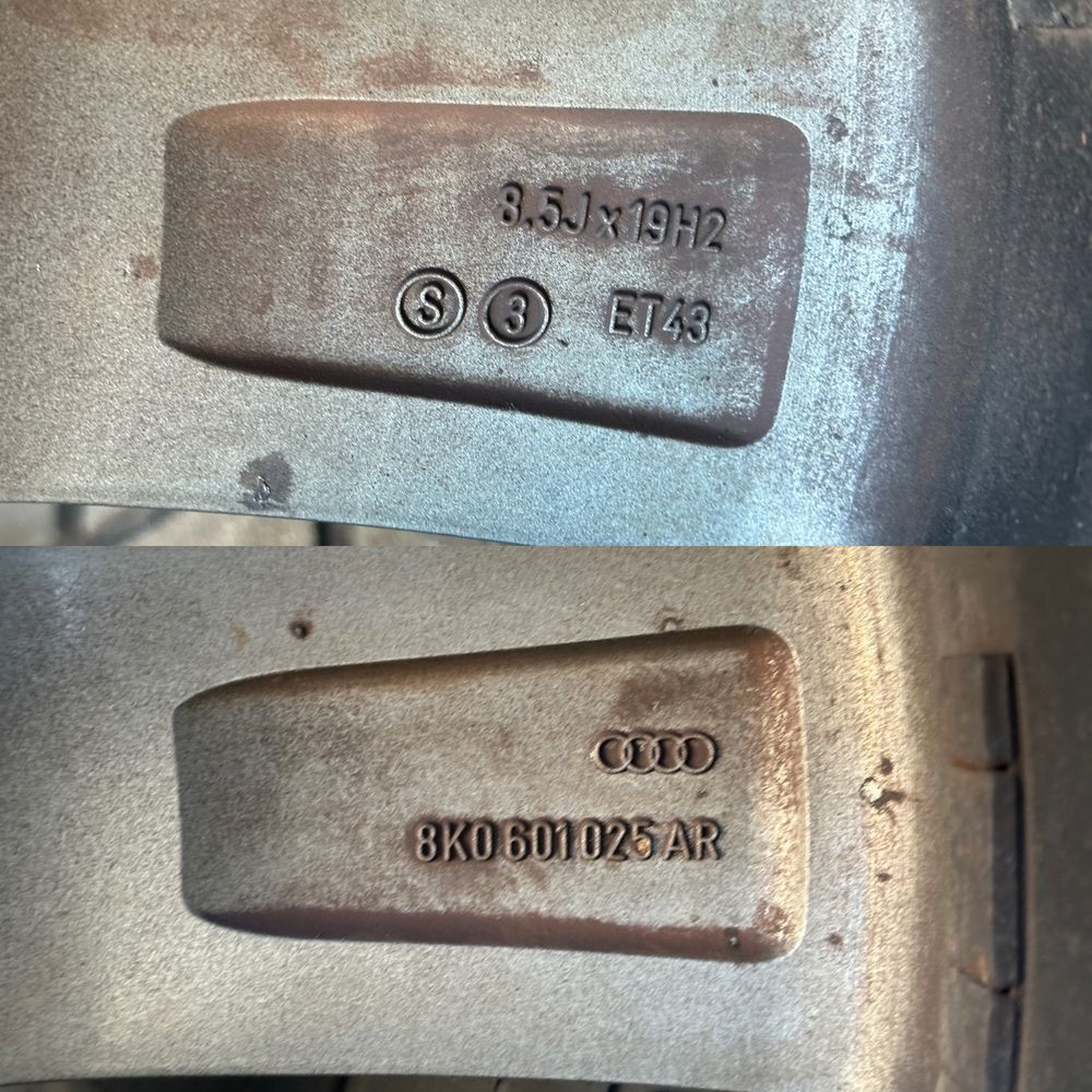 AUDI A4 B8 A5 8T 19” 5x112 ROTOR Koła felgi aluminiowe 255/35R19