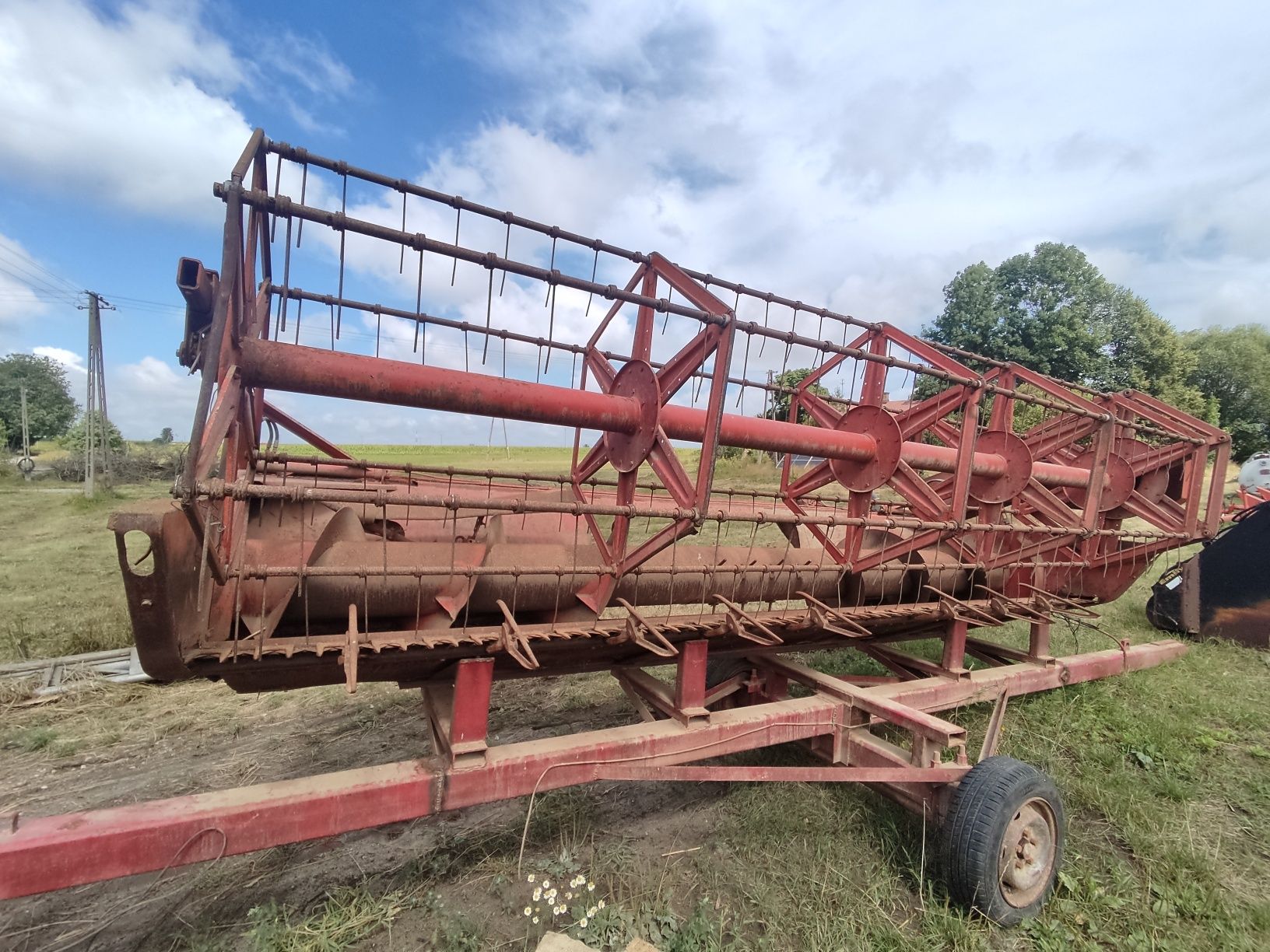 Kombajn zbożowy Deutz Fahr M1620H Heder 5m+wózek