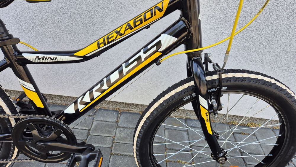 Rower 20 KROSS Hexagon - rama ALU - rowerek dziecięcy