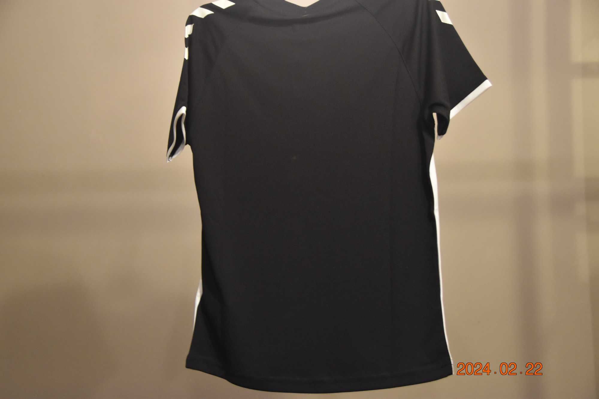 Koszulka Hummel Biało- Czarna 140