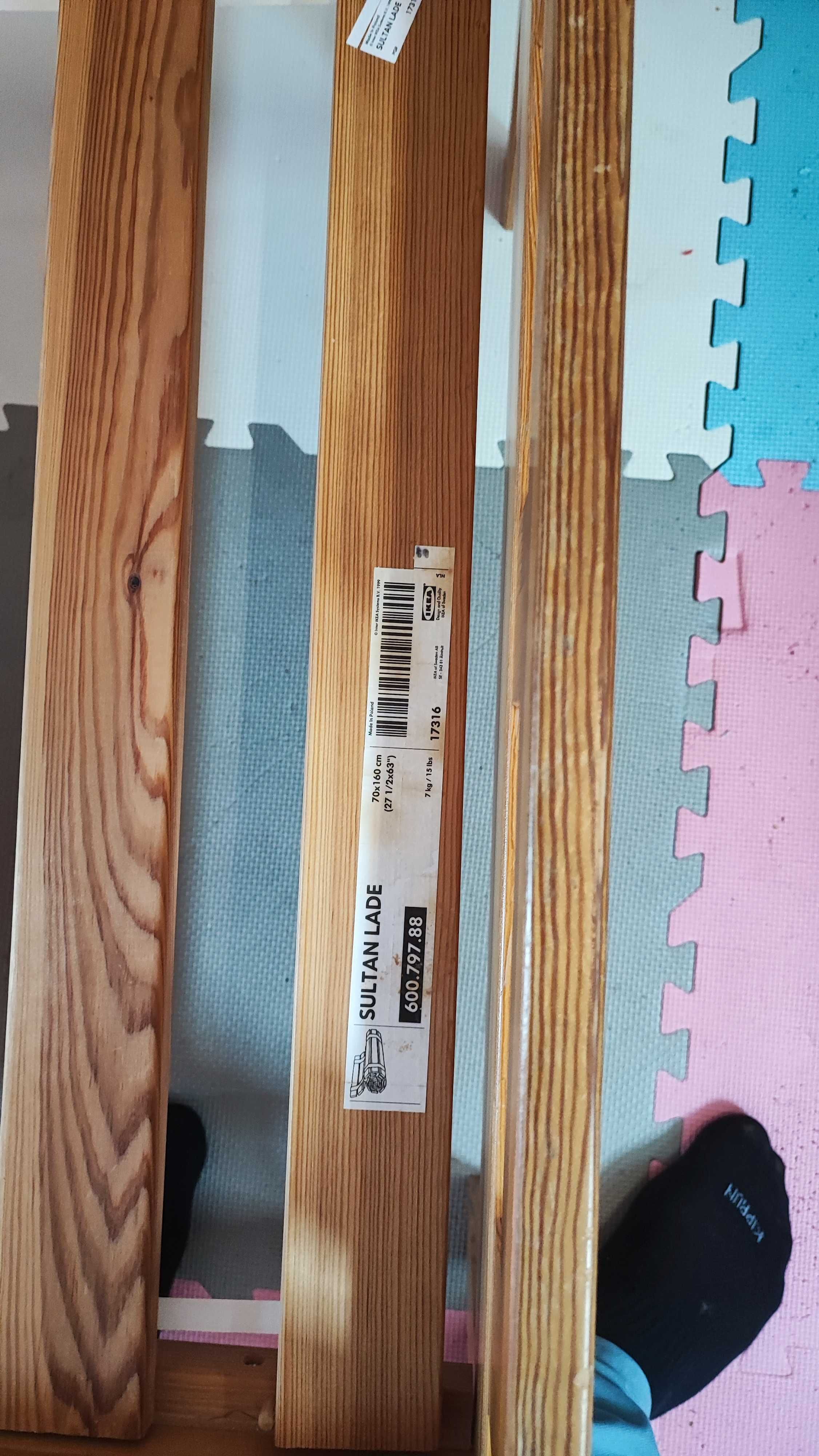 Łóżko dziecięce Ikea KRITTER +Sultan Lade 160x70 + materac