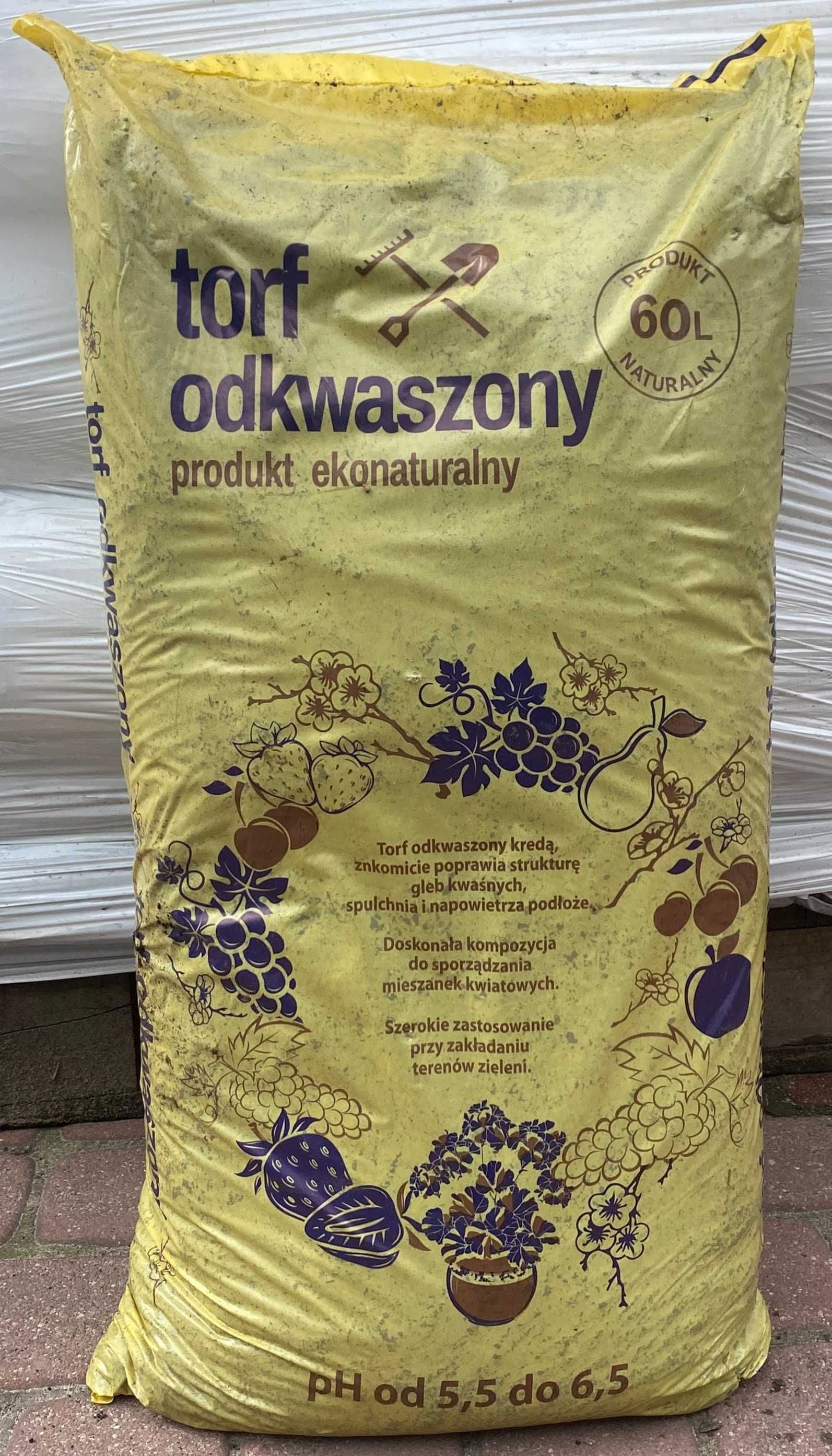 Ziemia do iglaków 60 l kora sosnowa, torf, nawóz naturalny