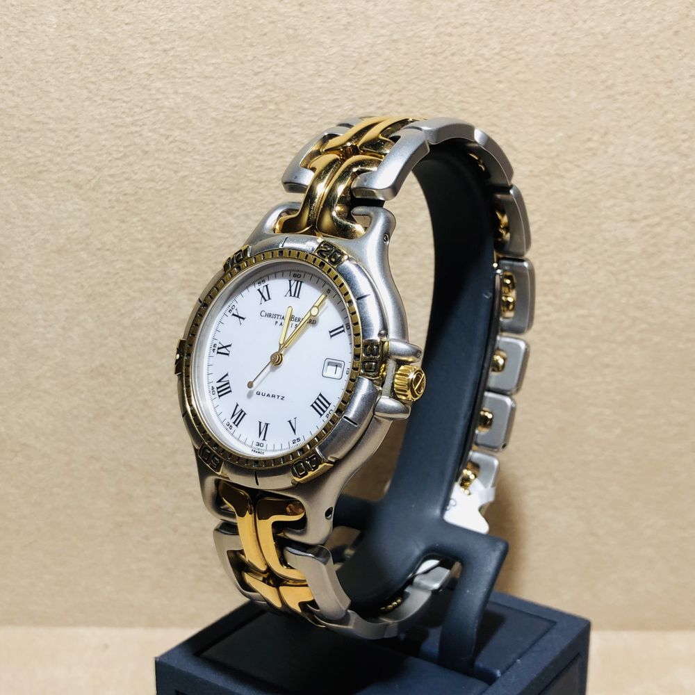 Relógio Christian Bernard Aco e Ouro - Nao Usado Com Etiqueta