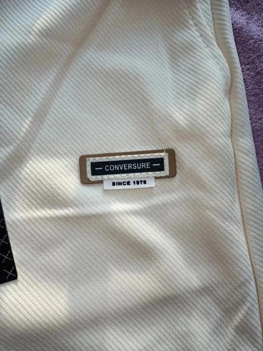 Szorty "Since 1978" Bawełniane Premium Jasny Beż/Kremowy Roz.S 1/2 Cen