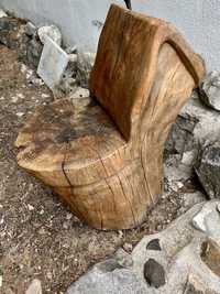 Cadeira madeira feita a mão