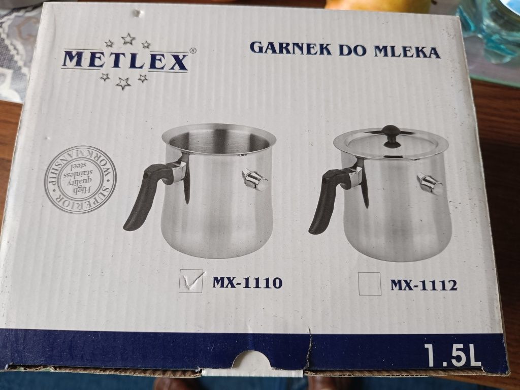 Witam sprzedam nowy garnek do mleka
