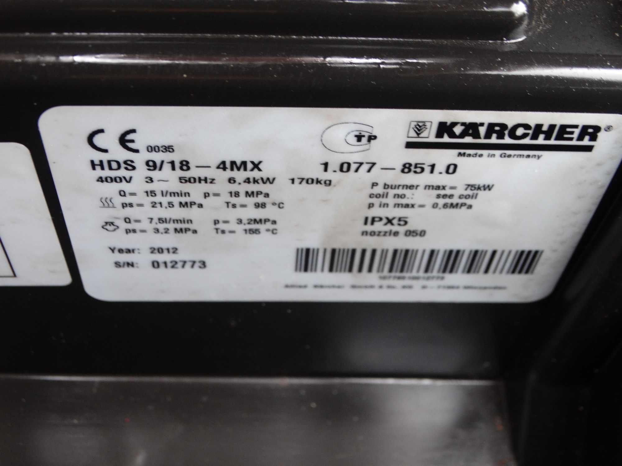 Myjka Ciśnieniowa Karcher HDS 9/18 - 4MX