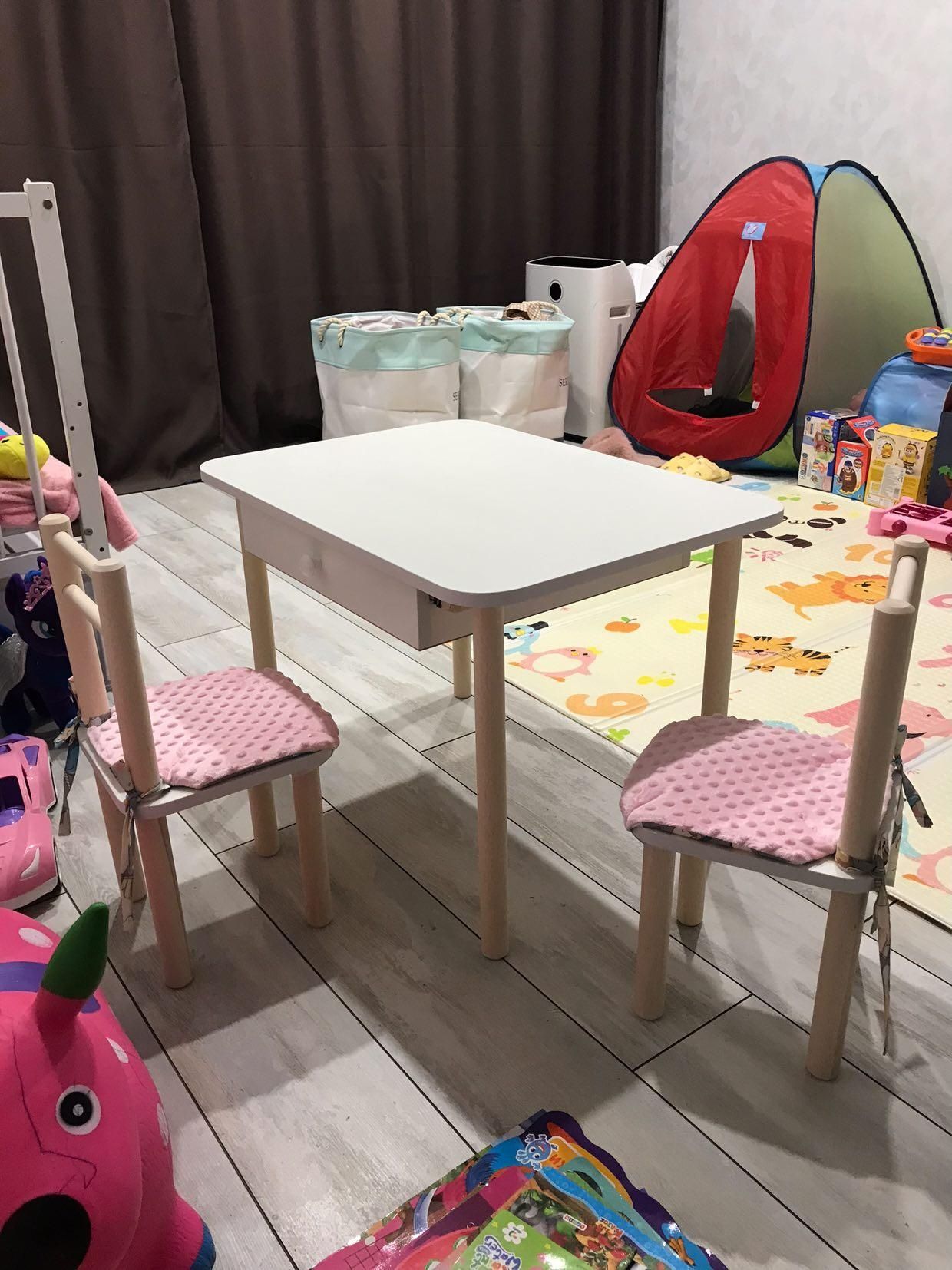 Дитячий столик  та стільчик, комплект дитячих меблів від виробника