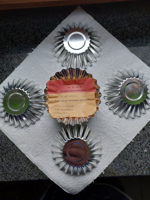 Foremki do ciastek czasy PRL rok 1984