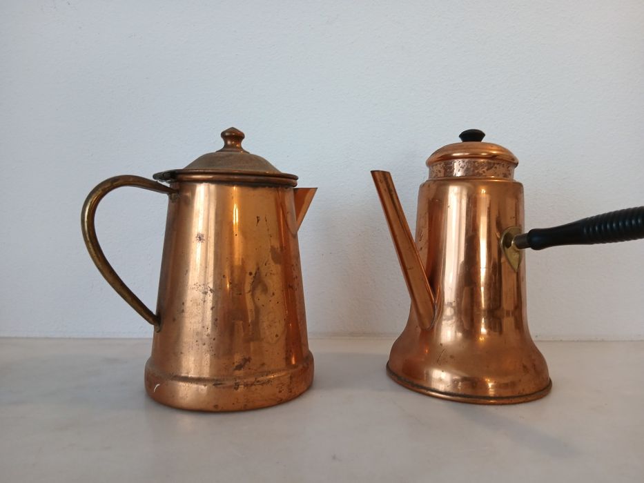 Cafeteira cobre vintage