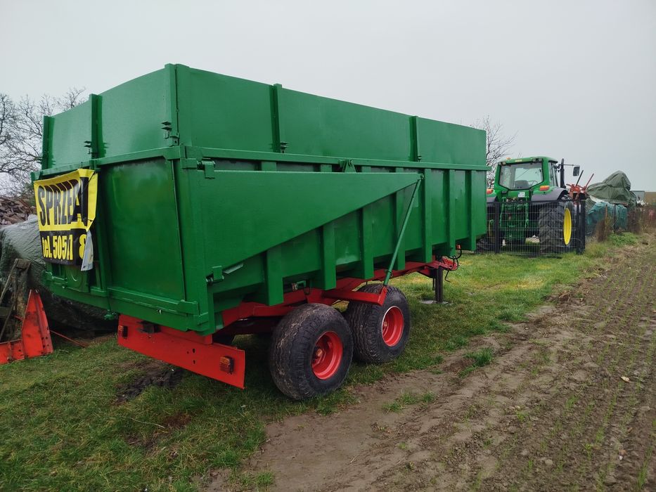 Przyczepa wywrotka tandem